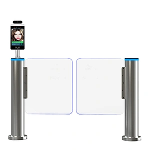 Access automatic Control Swing Turnstile Barrier Gate with Biometric Reader