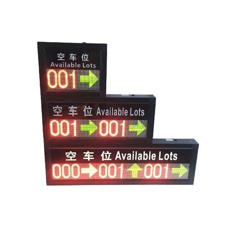 Car Parking Lots Guidance System With LED Sisplay Available Lots Signboard