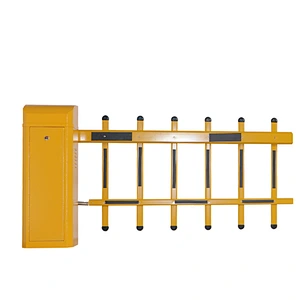 Automatic RFID card parking traffic barrier gate arm boom barrier with led strip