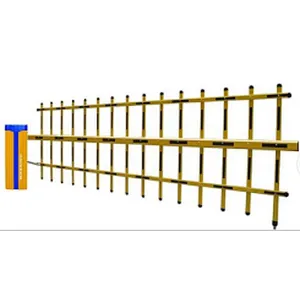Car Park Barrier Automatic Accordion Barrier Gate with RS485