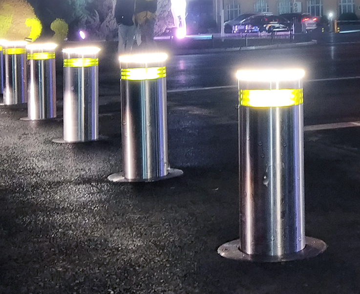 High quality automatic hydraulic rising bollard retractable electric bollard barrier