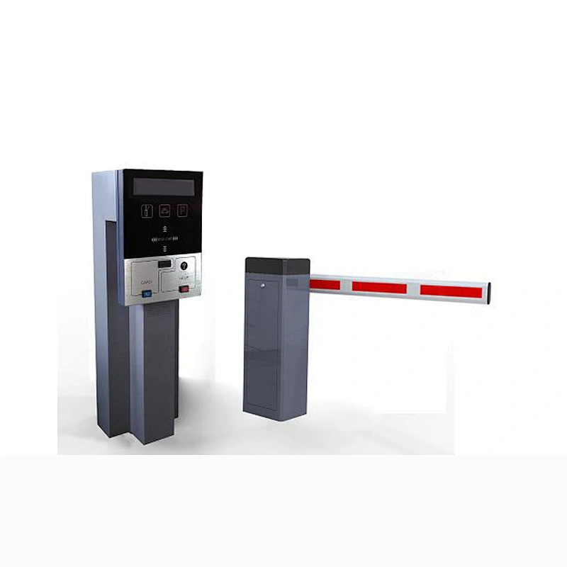White And Grey Boom Barrier/ Stainless Steel Crash Rated Boom Barrier/ Parking Barrier Gate