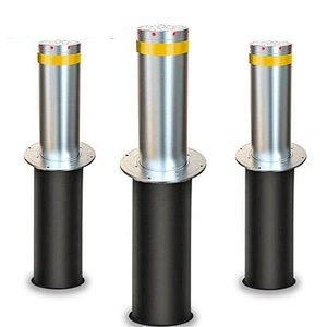 Manual Folding Bollard Traffic Security Parking Post Collapsible Road Pile