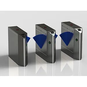 Fingerprint Access Control Flap Barrier Building Counter Electronic Turnstile For Ticket Management System