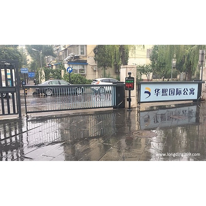 Anxia Traffic Advertising Boom Barrier Gate for Community Parking Lot Advertisement and Access Control