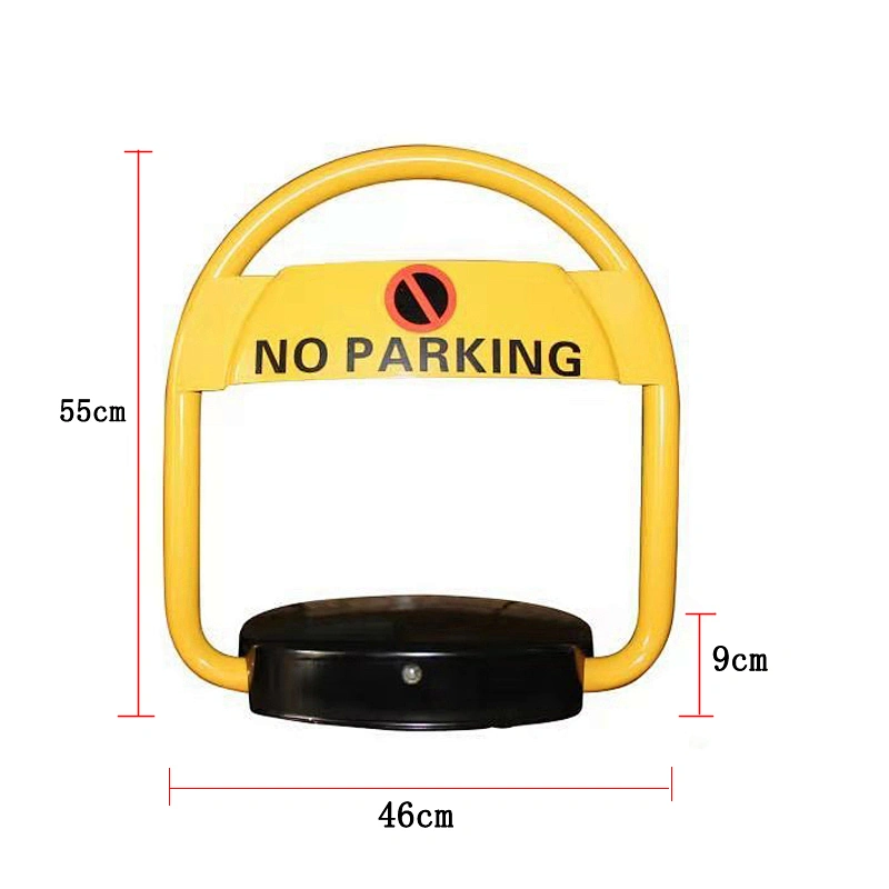 Portable solar remote control parking space protector car parking lock