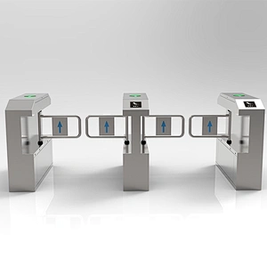Access Control Bi-Directional Coin Operated Swing Gate Turnstile For Gym
