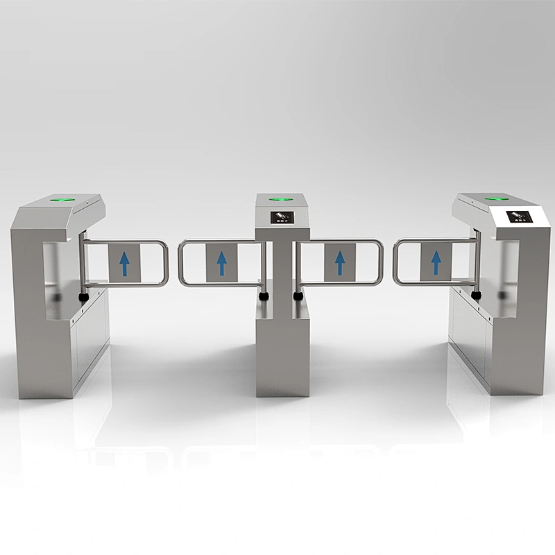 Access Control Bi-Directional Coin Operated Swing Gate Turnstile For Gym