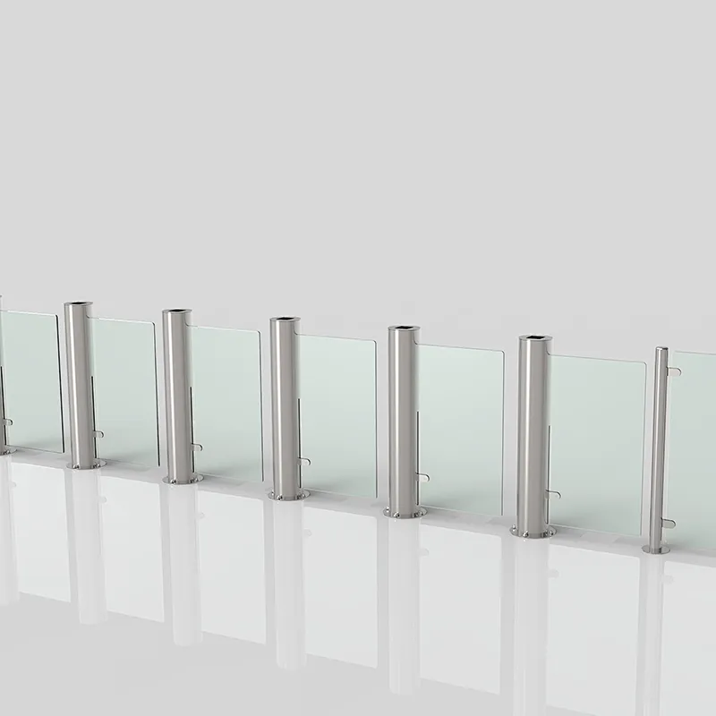 OEM New 304 Stainless Steel Supermarket Telescopic Swing Tubular Barrier Gate Design