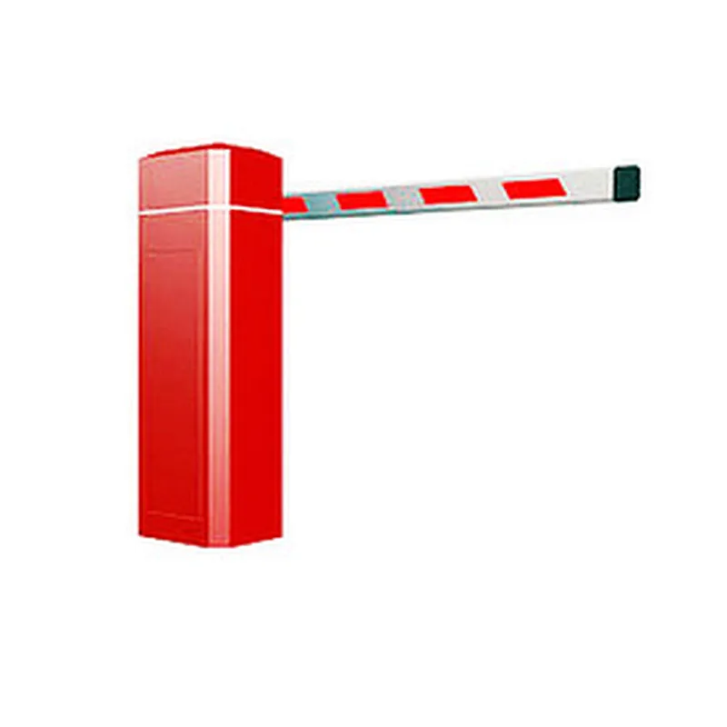 Motorised parking lot gate barriers double fold boom barrier