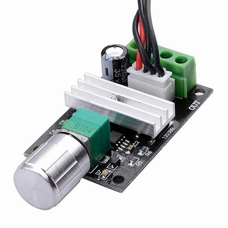 New PWM DC Motor Speed Controller Speed Switch Module 6V/12V/24V/28V 3A