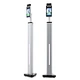 7 inch face recognition Thermometer temperature measurement machine with attendance system