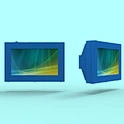 65 inch outdoor wall mounted LCD advertising display screen with high brightness outdoor advertising led display screen