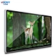 Horizontal wall mounted touch screen for monitor multi function table