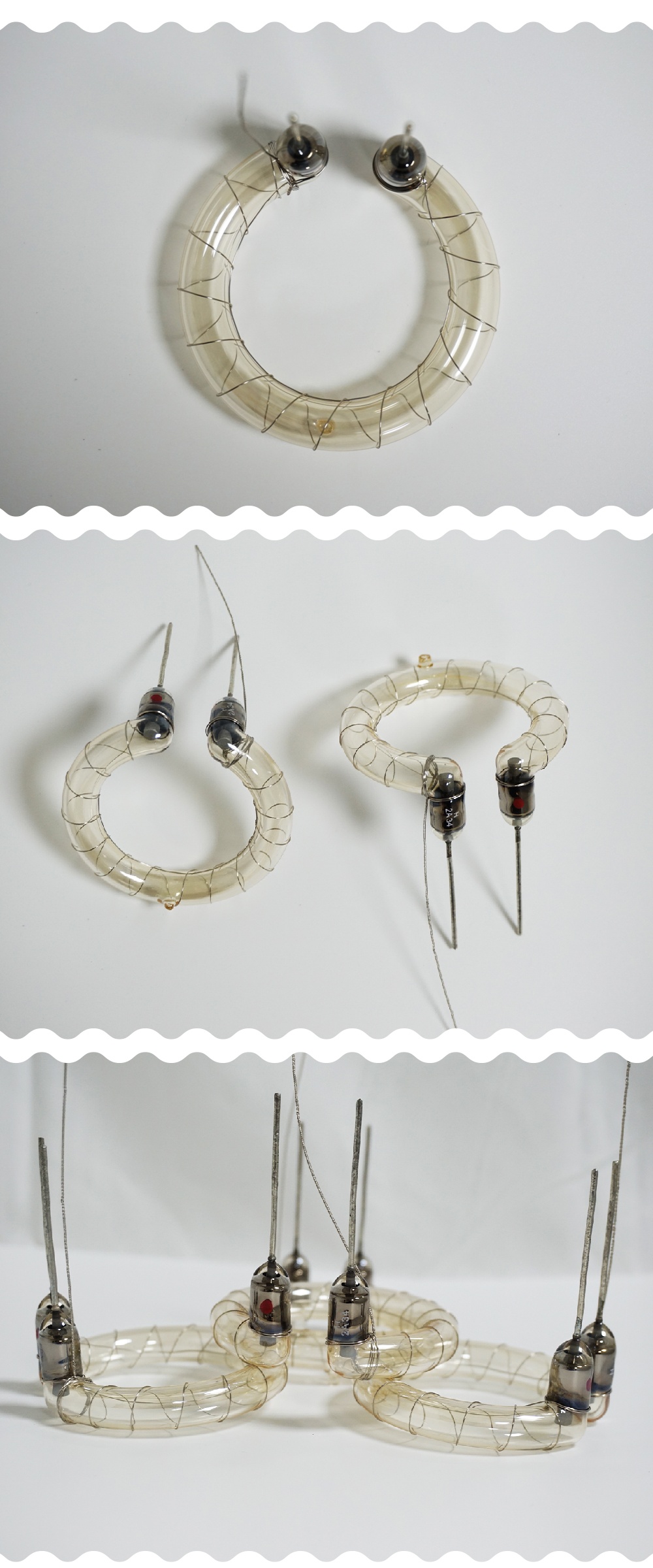 Circular photography lamp tube