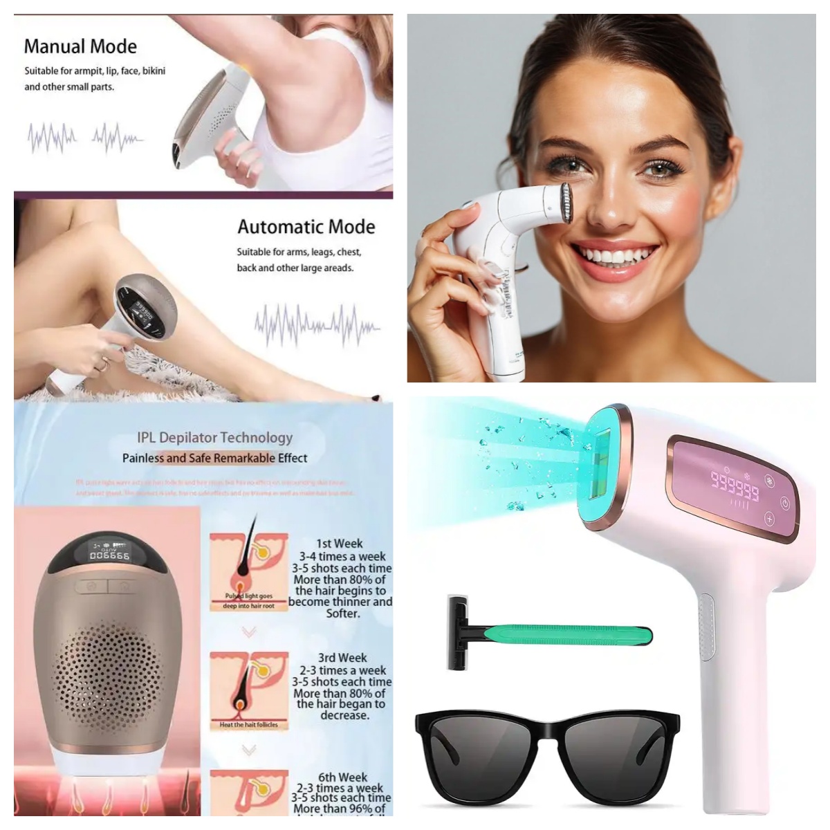 hair removal device intense pulsed light a109