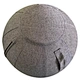 faux linen cover yoga ball for balance smooth