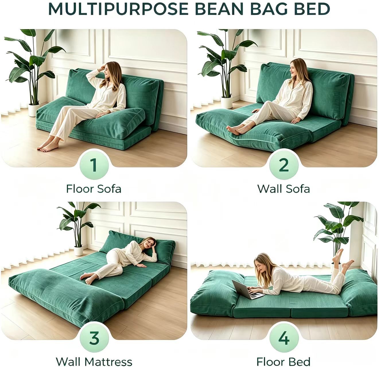 floor mattress for guest room and lounging