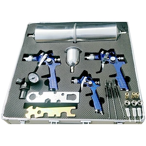 H2000 H827 KITS HVLP paint spray gun Blue Aluminum box kit