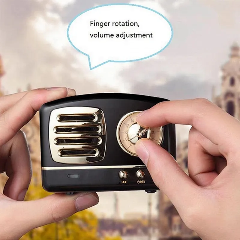 YIXIANGLIN 2019 Newest Portable Mini Cute Attractive Good Looks Wireless Bluetooth Speaker support Watch style TF/FM
