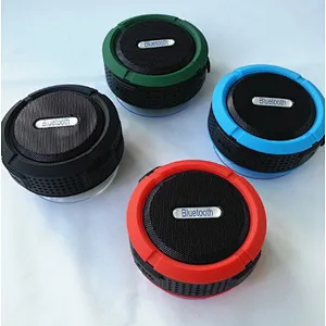 New Arrival  Waterproof Wireless Bluetooth Speaker Support TF Card C6 Mini Portable