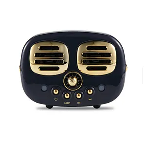 YIXIANGLIN Retro Gift mini speaker retro Portable Stereo Subwoofer For Christmas