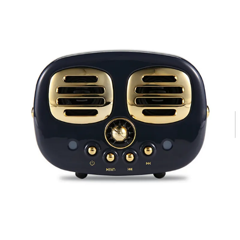 YIXIANGLIN Retro Gift mini speaker retro Portable Stereo Subwoofer For Christmas