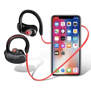 OEM V5.0 BT Sport earphone  earpiece headset wireless dee bass earhook  Not easy to drop