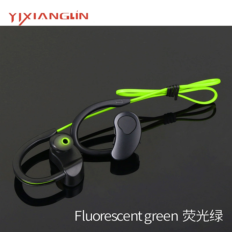 OEM V5.0 BT Sport earphone  earpiece headset wireless dee bass earhook  Not easy to drop
