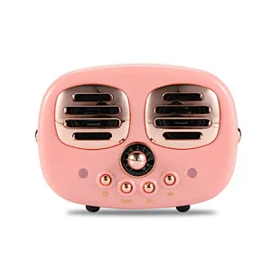 YIXIANGLIN Retro Gift mini speaker retro Portable Stereo Subwoofer For Christmas