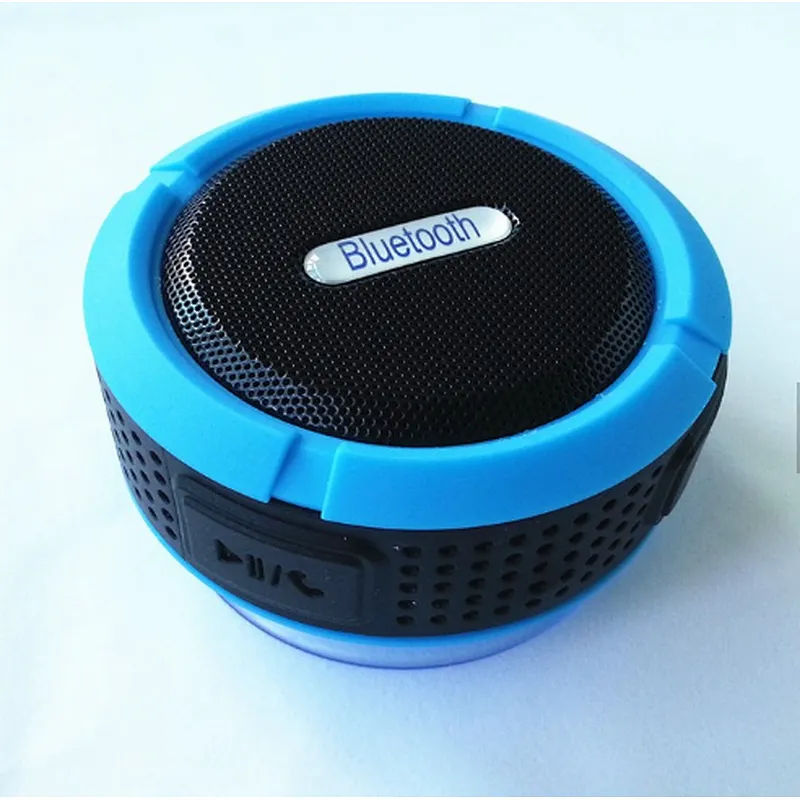 New Arrival  Waterproof Wireless Bluetooth Speaker Support TF Card C6 Mini Portable