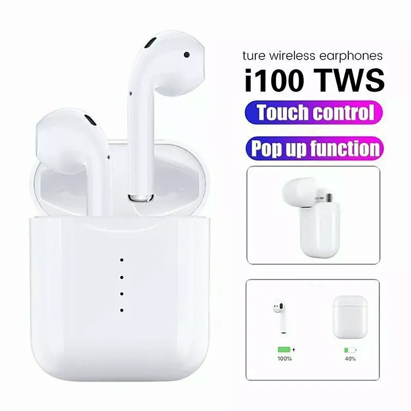 2020 Super Quality Sweatproof Wireless Earphone  Earbuds Tws I100 TWS earphone