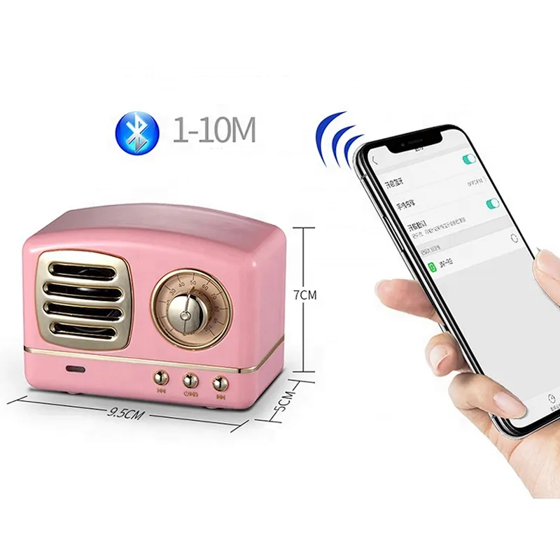 YIXIANGLIN 2019 Newest Portable Mini Cute Attractive Good Looks Wireless Bluetooth Speaker support Watch style TF/FM