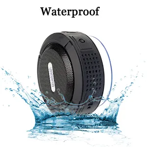 New Arrival  Waterproof Wireless Bluetooth Speaker Support TF Card C6 Mini Portable