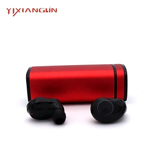 Durable CSR5.0 Red Touch switch TWS wireless BT  earphone for mobile phone ,wireless earphone