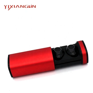 Durable CSR5.0 Red Touch switch TWS wireless BT  earphone for mobile phone ,wireless earphone