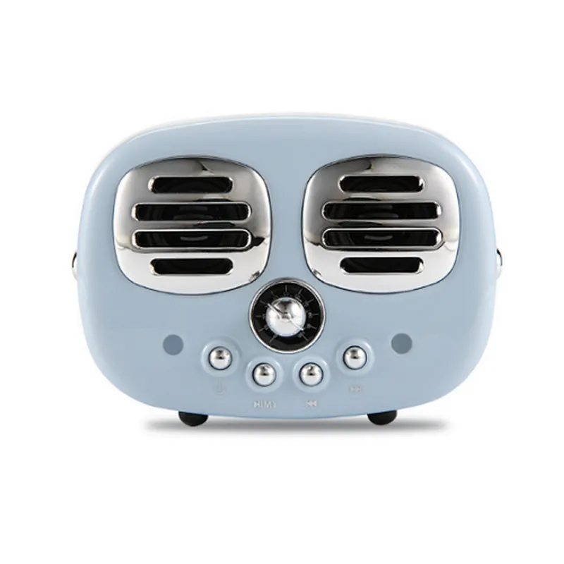 YIXIANGLIN Retro Gift mini speaker retro Portable Stereo Subwoofer For Christmas