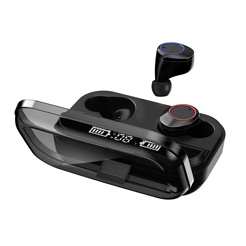 TWS Wireless Bluetooth Earphone  Touch Control LED Display with Power Bank Bluetooth 5.0 Earphones 5D Stereo Sport Headset