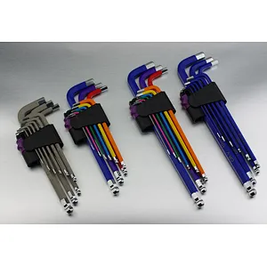 9PC COLORED HEX KEY