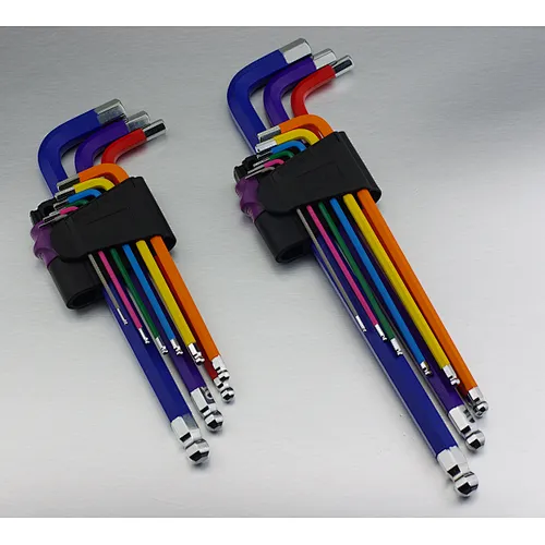 9PC COLORED HEX KEY