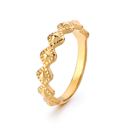 White Gold Plated  Belly Midi Rings