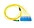 Gorelink MPO/MTP-SC/UPC Harness Cable, Female,12 Fiber,Singlemode OS2 9/125um,PVC/LSZH Jacket,Type A,Yellow，5Mtr.