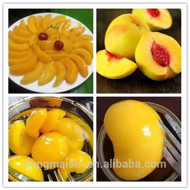 Best Food Factory Halves Sweet Canned Yellow Peach In Syrup Canned Food