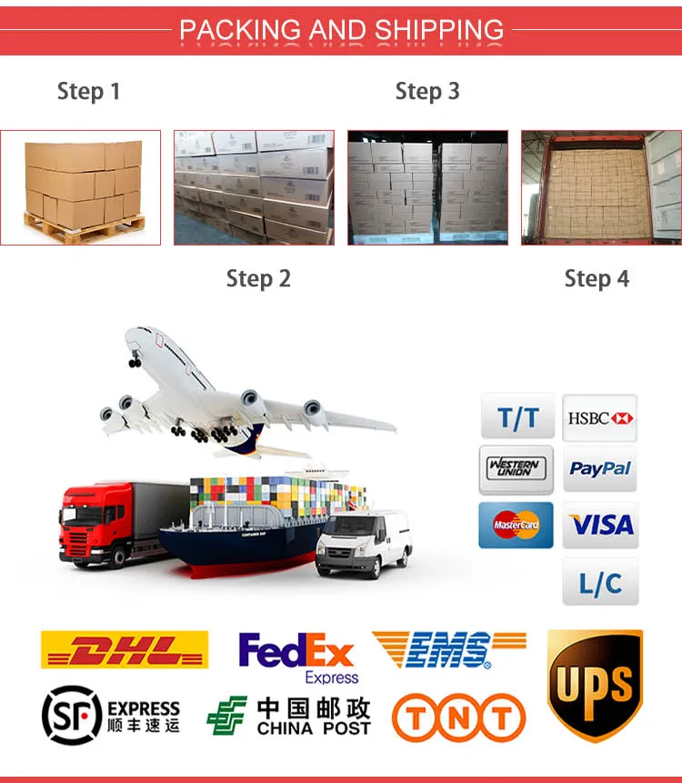 ketchup package and shipment