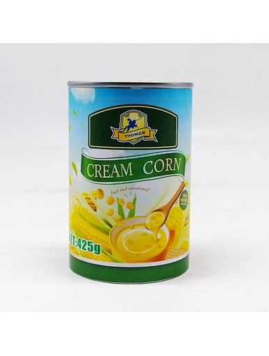 Crème de maïs en conserve