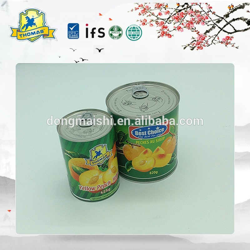 Canned peaches