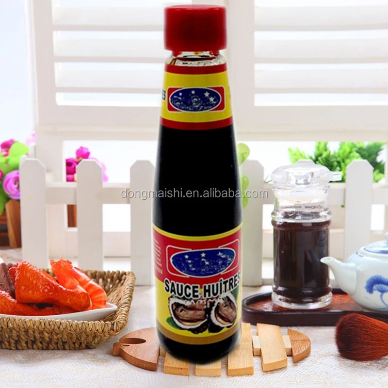 Hot Sale 9oz & 18oz Chinese Natural Oyster Sauce In Glass Bottle