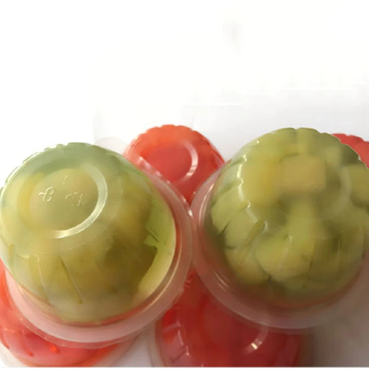 canned fruit pudding