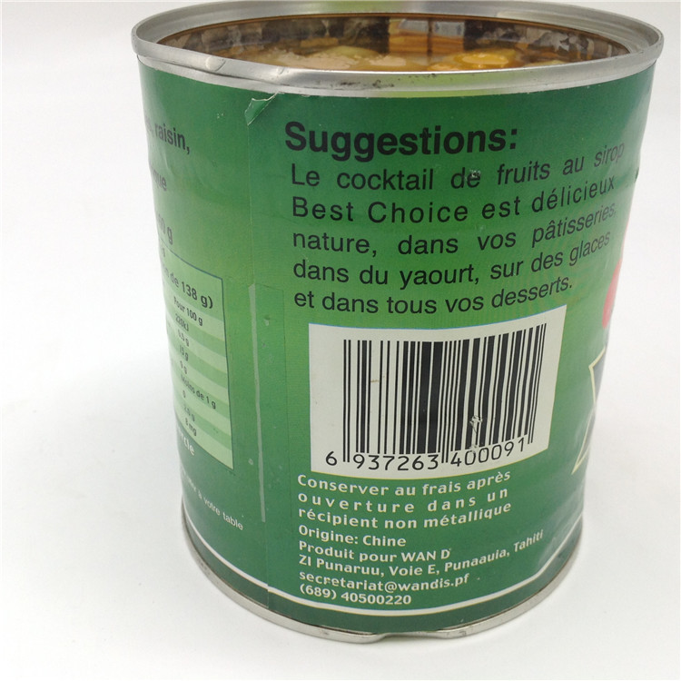 Canned Fruit Cocktail