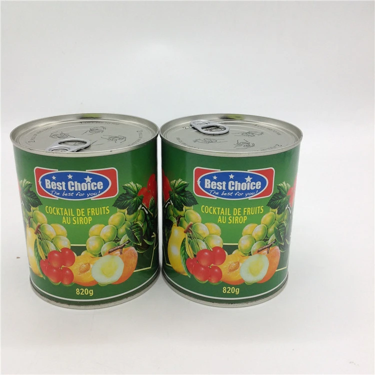 canned fruit cocktail
